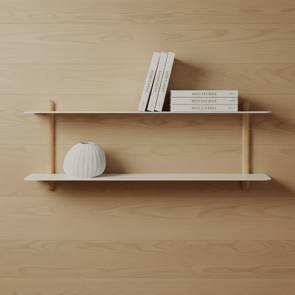 Gejst Nivo Shelf Small F - light oak/ white