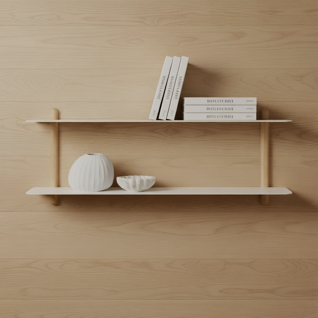 Gejst Nivo Shelf Small F - light oak/ white