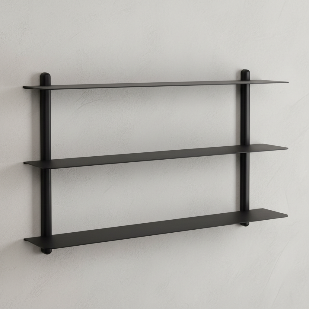 Gejst Nivo Shelf Small A - black ash/black