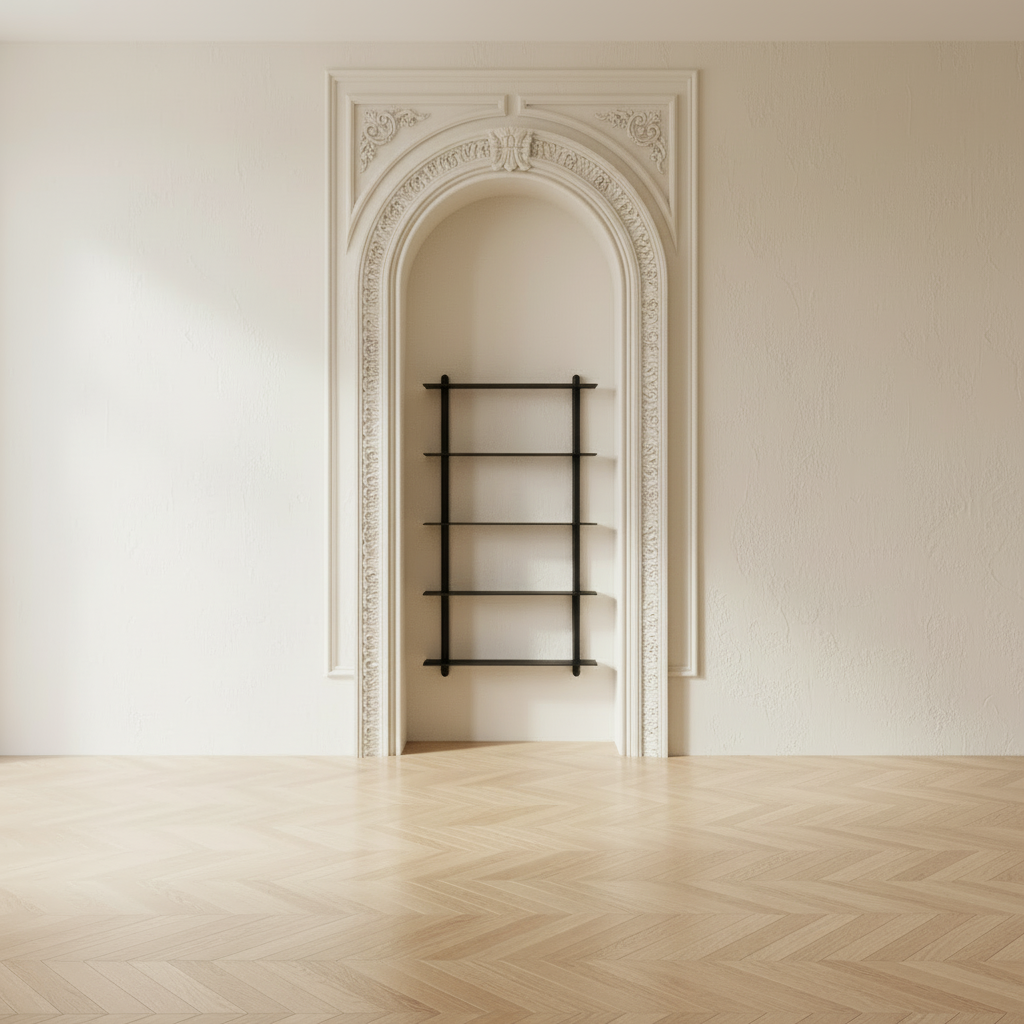 Gejst Nivo Shelf Large E - black ash/black