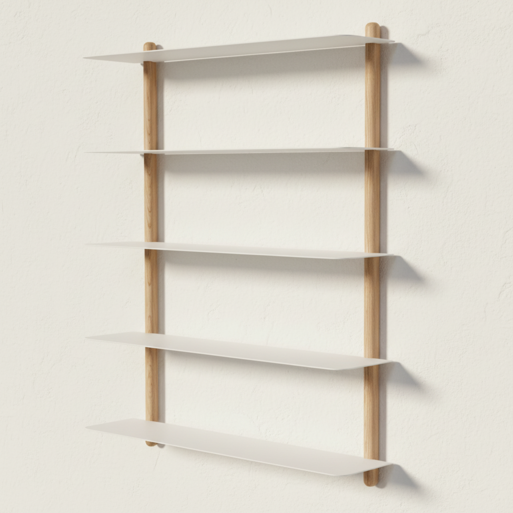 Gejst Nivo Shelf Small E - light oak/white