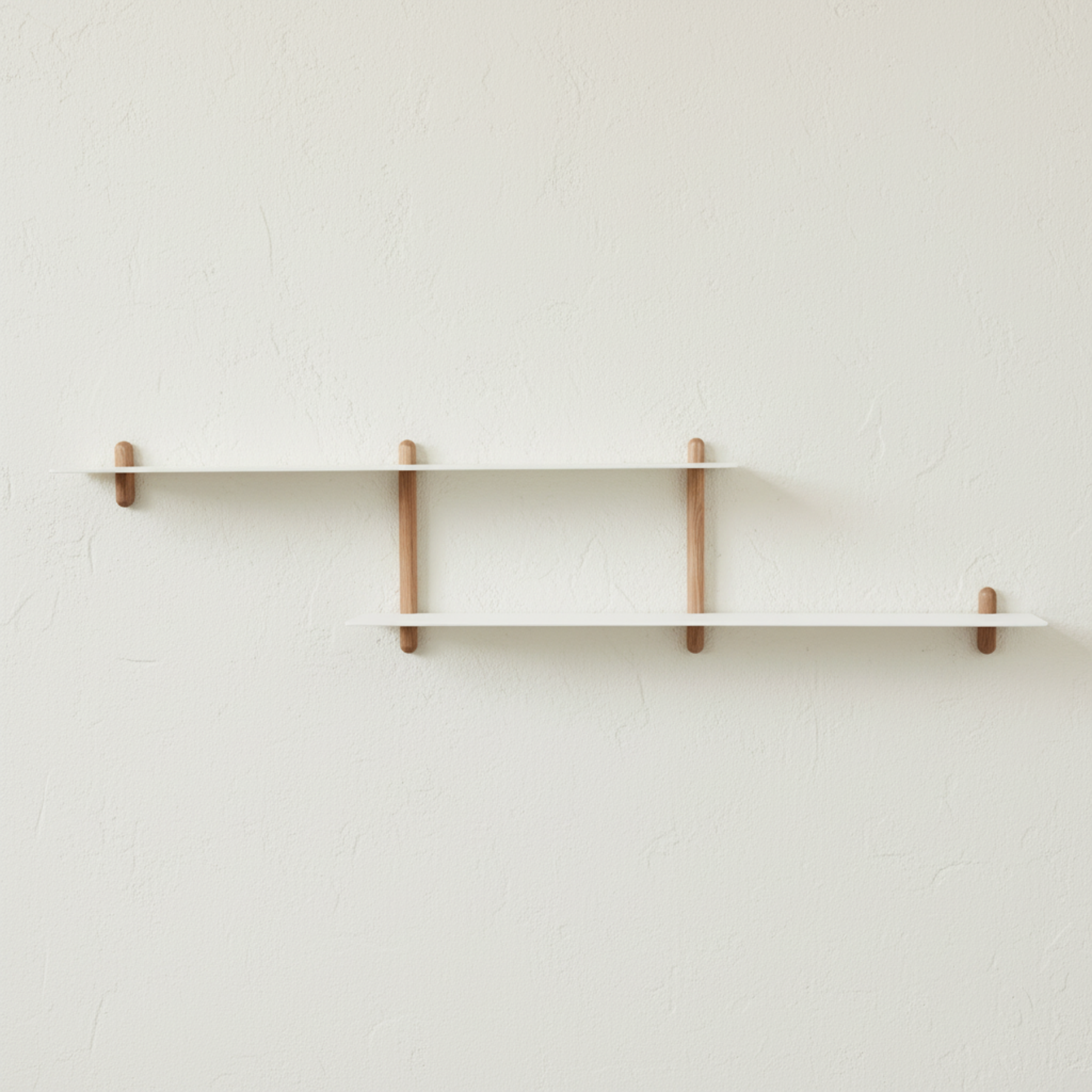 Gejst Nivo Shelf Large H - light oak / white