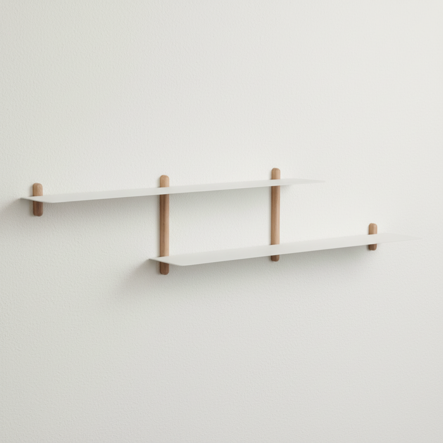 Gejst Nivo Shelf Large H - light oak / white