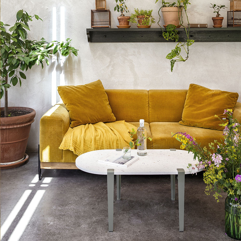TIPTOE oblong coffee table 100x50cm - Venezia recycled plastic