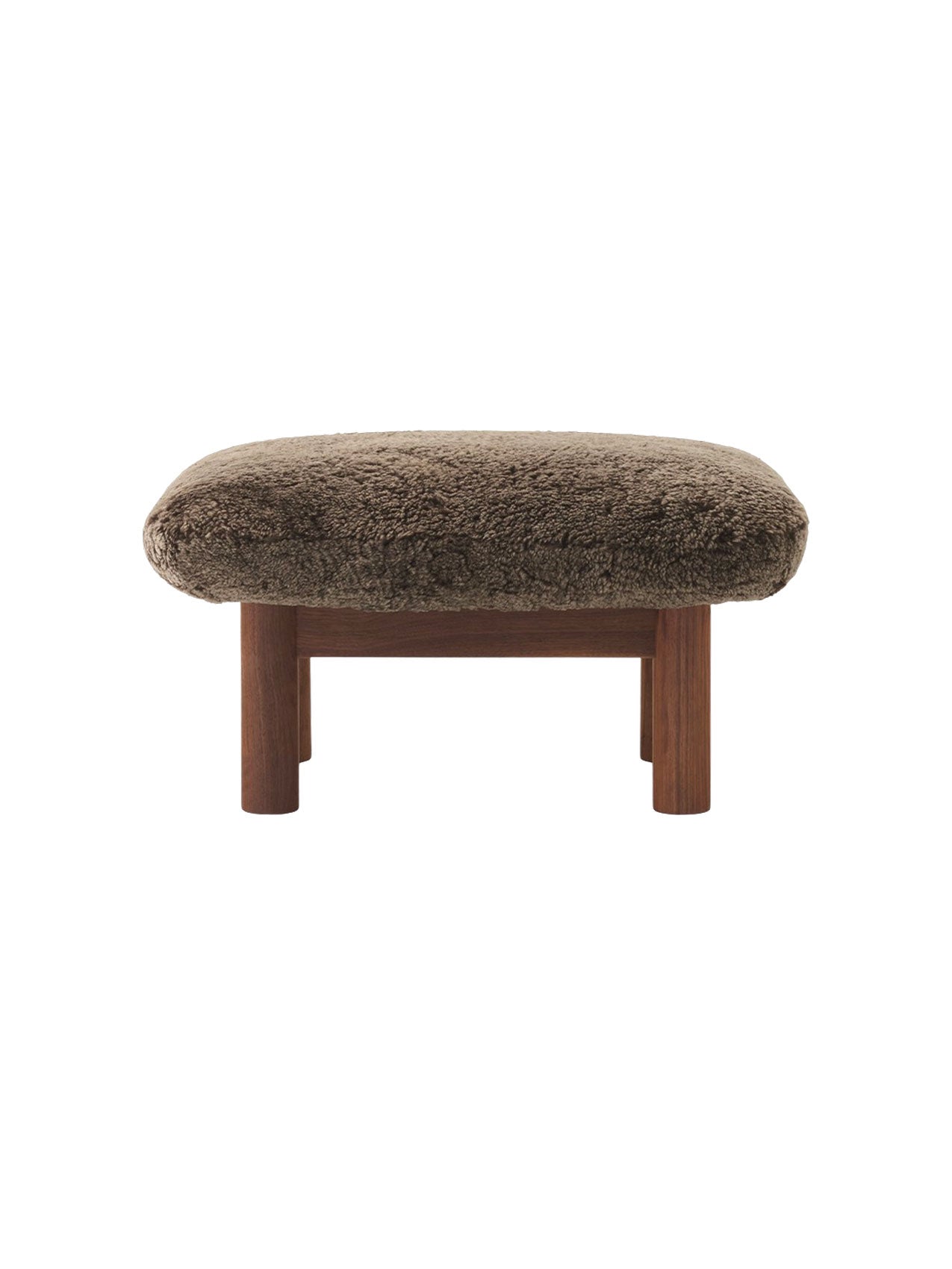 Audo Brasilia Ottoman, Sheepskin