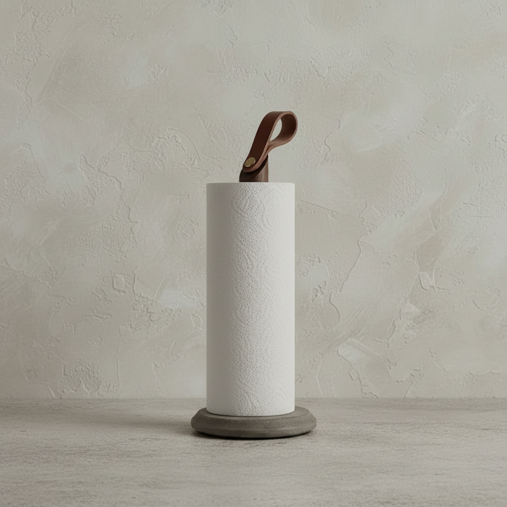 Gejst Grab kitchen roll holder, smoked oak