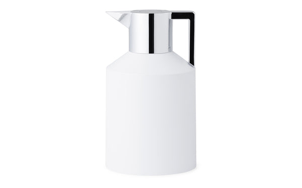 Normann Copenhagen Geo Vacuum Jug 1.5 L Large White/Silver