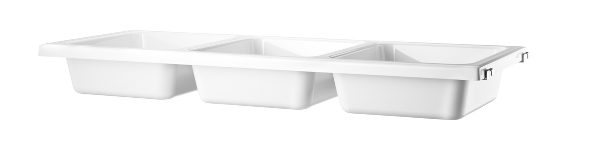Bowl shelf w78 x d30 cm in White, room setting