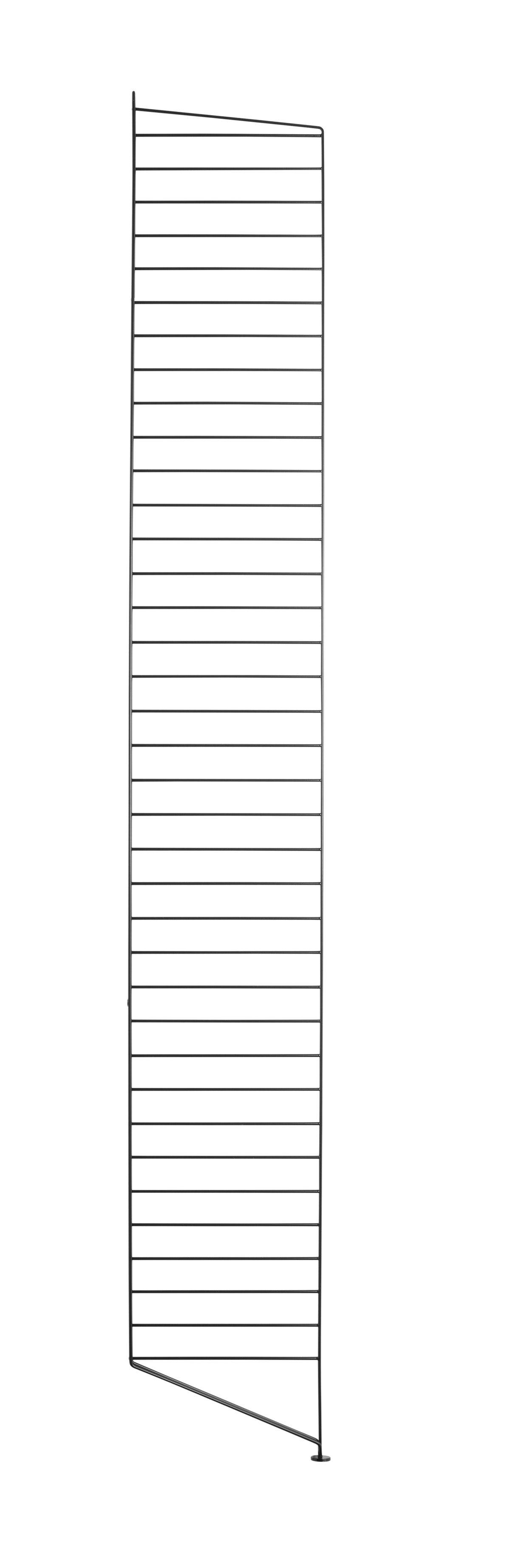 Floor Panel h200 x d30 cm in Black, room setting