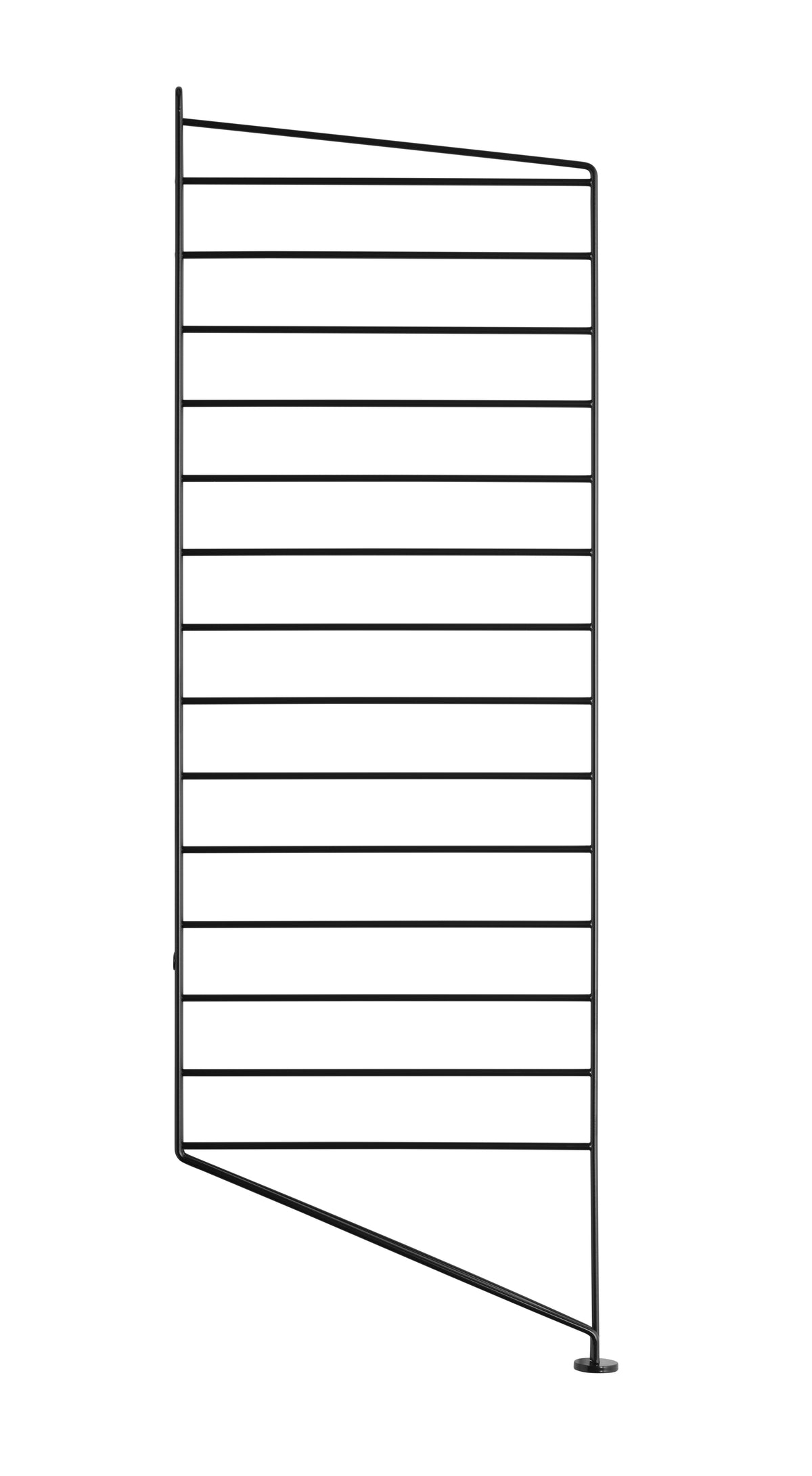Floor Panel h85 x d30 cm in Black, room setting