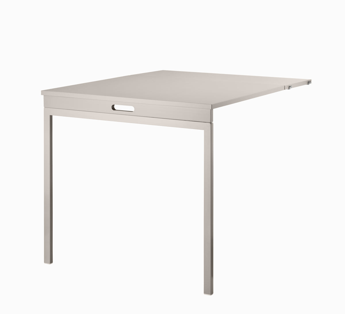 Folding Table in Beige/Beige, room setting