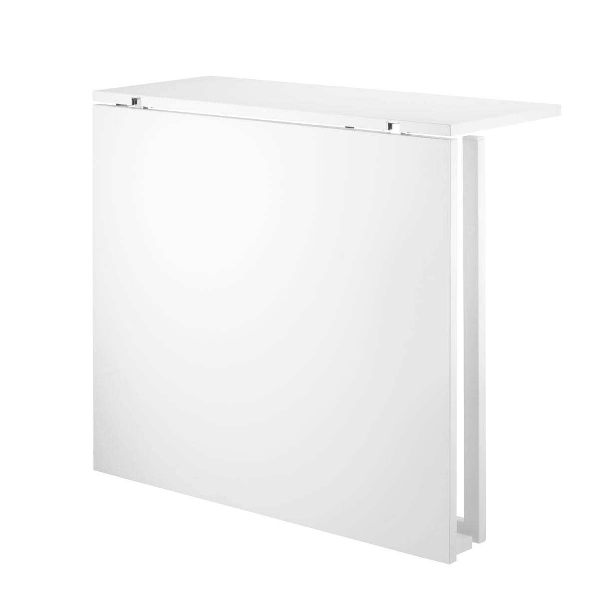 Folding Table in White/White, room setting