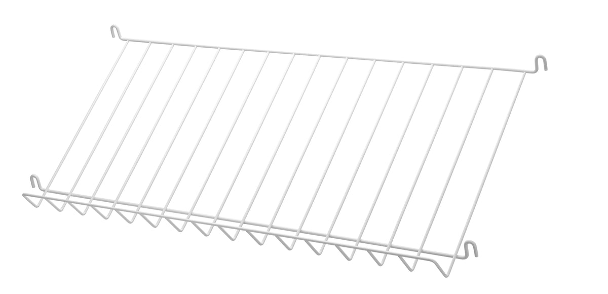 Magazine shelf w78 x d30 cm in White, room setting