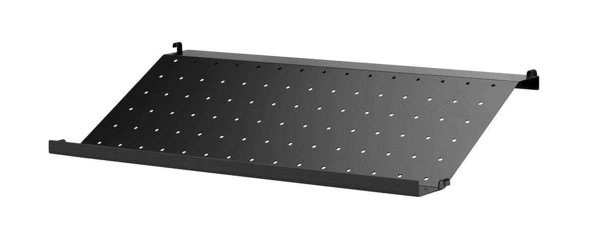 Shoe Shelf w58 x d30 cm in Black, room setting