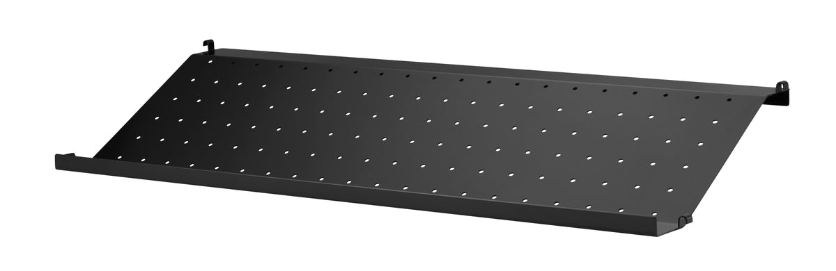 Shoe Shelf w78 x d30 cm in Black, room setting