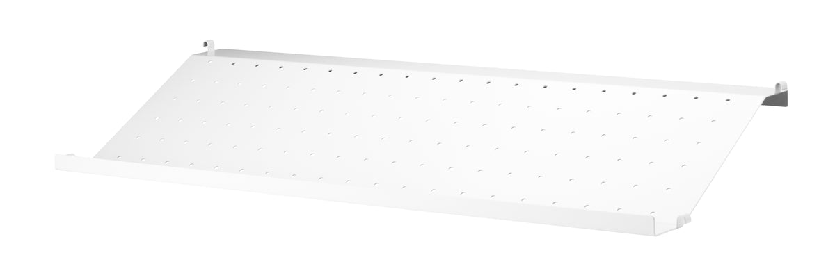 Shoe Shelf w78 x d30 cm in White, room setting