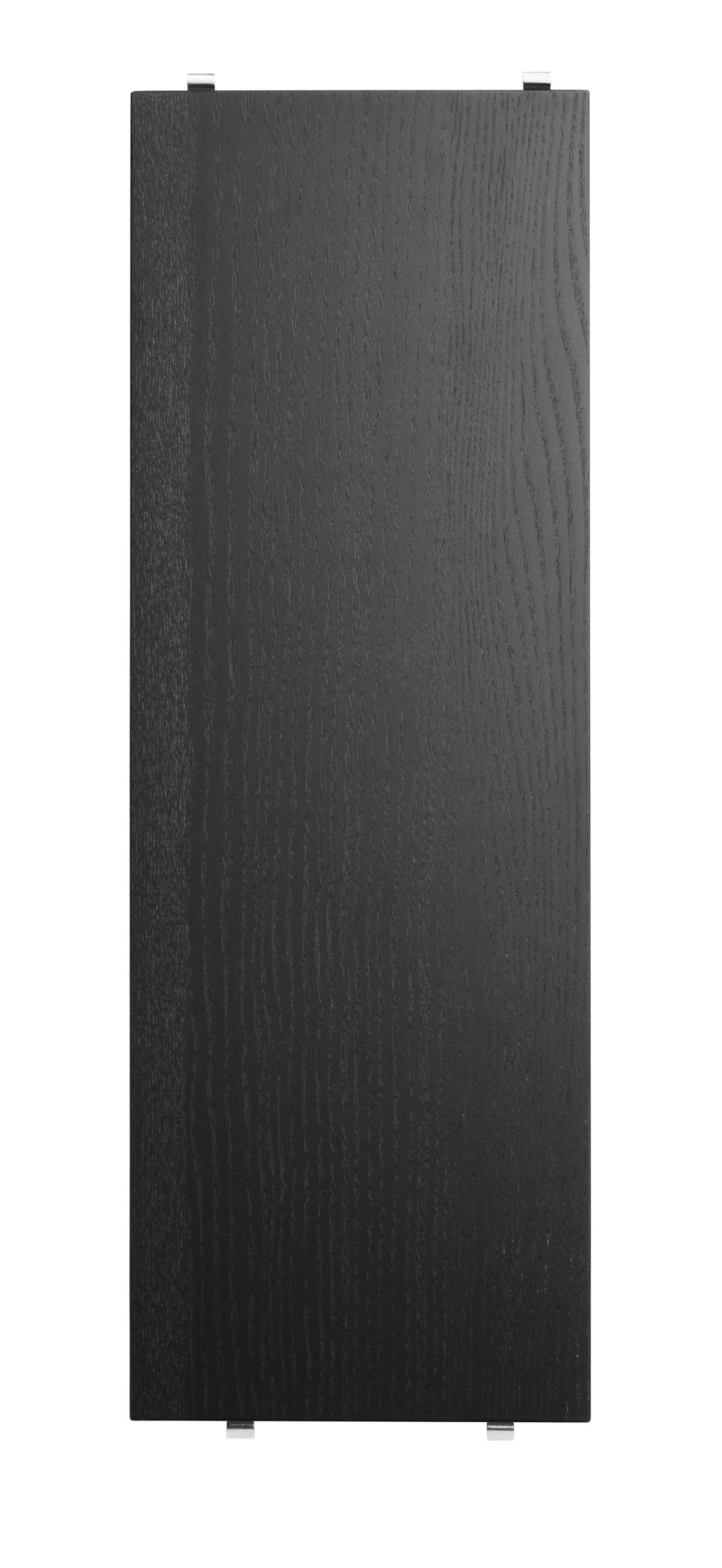 Shelf w58 x d20 cm in Black stained ash, room setting