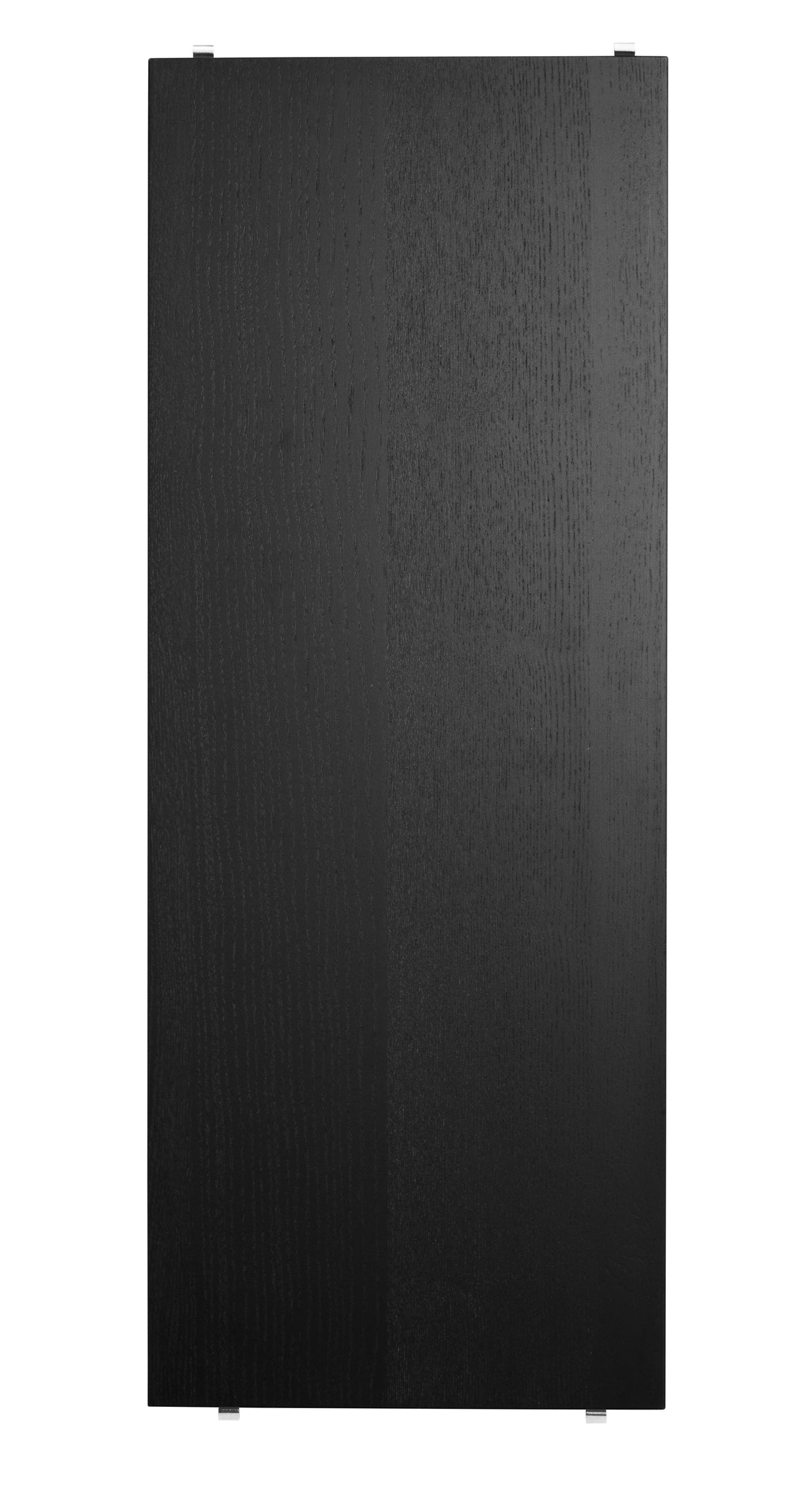 Shelf w78 x d30 cm in Black stained ash, room setting