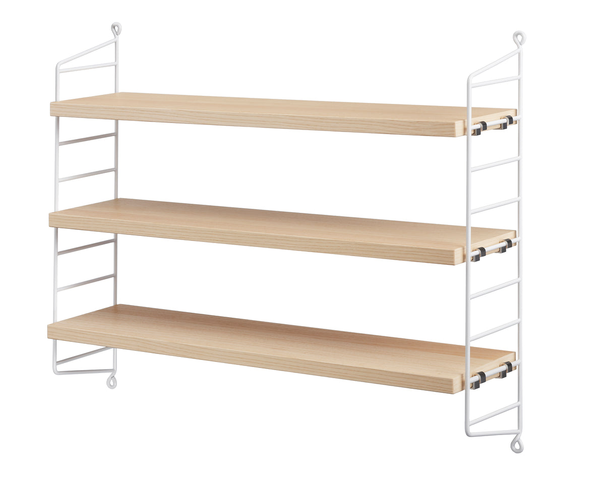 String Pocket in Ash/White, room setting