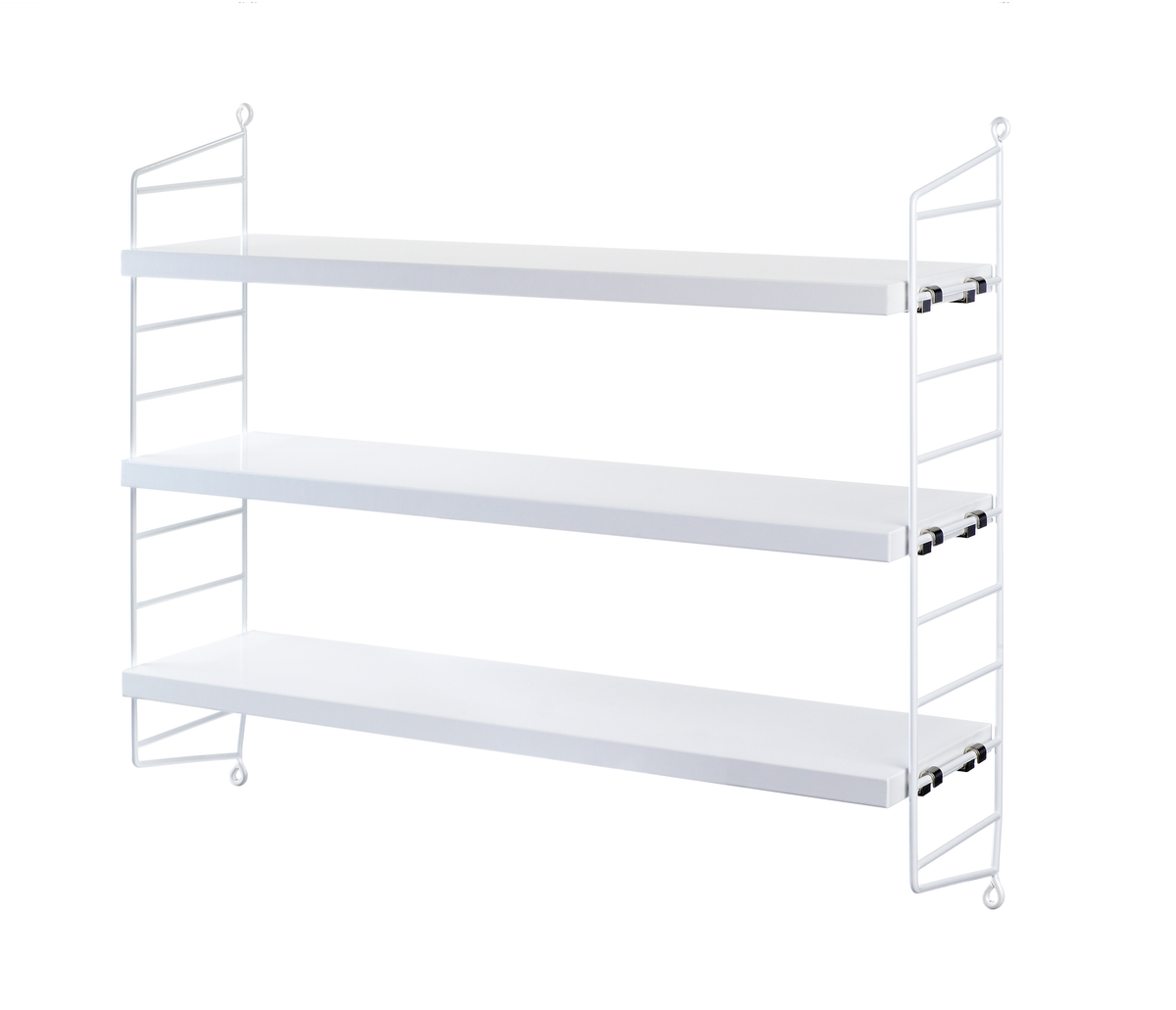 String Pocket in White/White, room setting