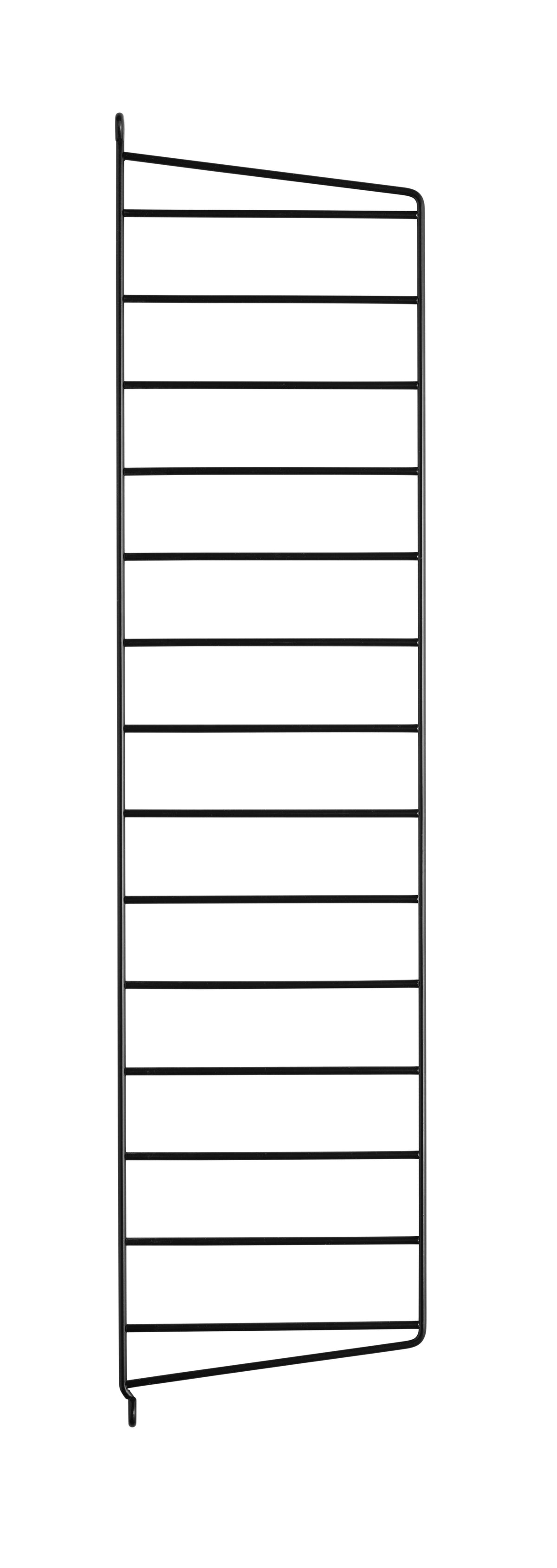 Wall Panel h75 x d20 cm in Black, room setting
