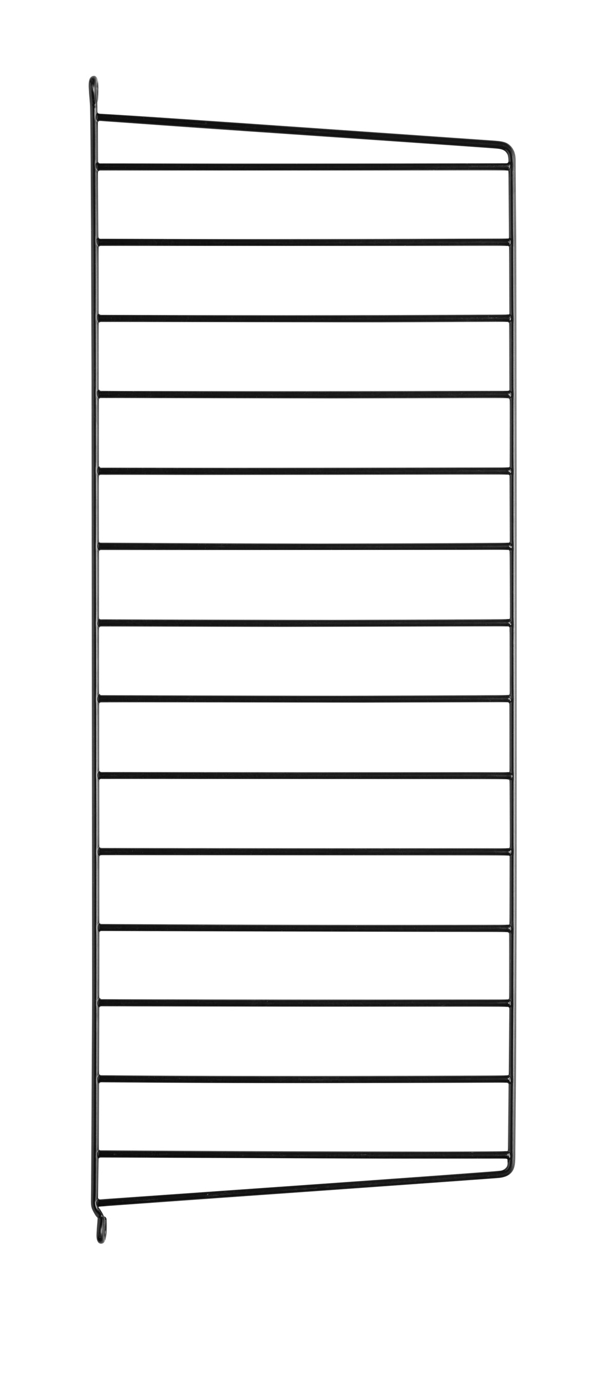 Wall Panel h75 x d30 cm in Black, room setting