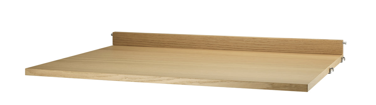 Work Desk w78 x d58 cm in Oak, room setting