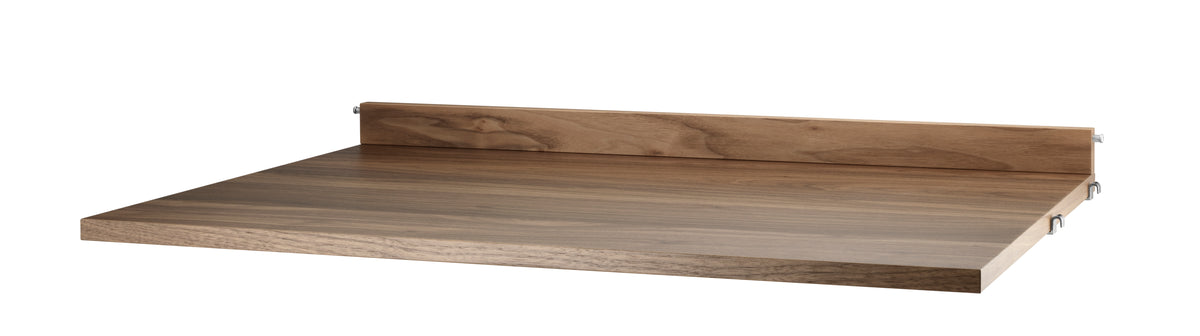 Work Desk w78 x d58 cm in Walnut, room setting
