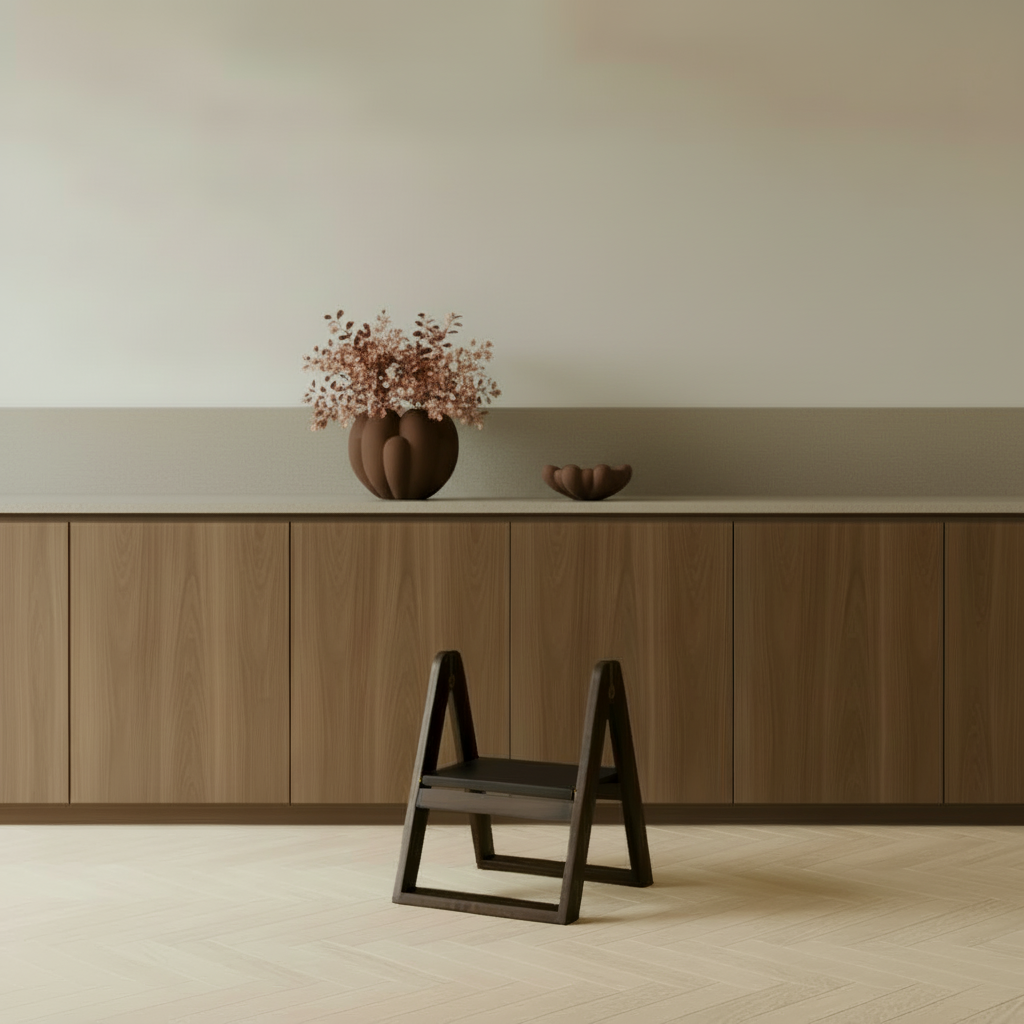 Gejst Reech Step Stool, Dark Ash