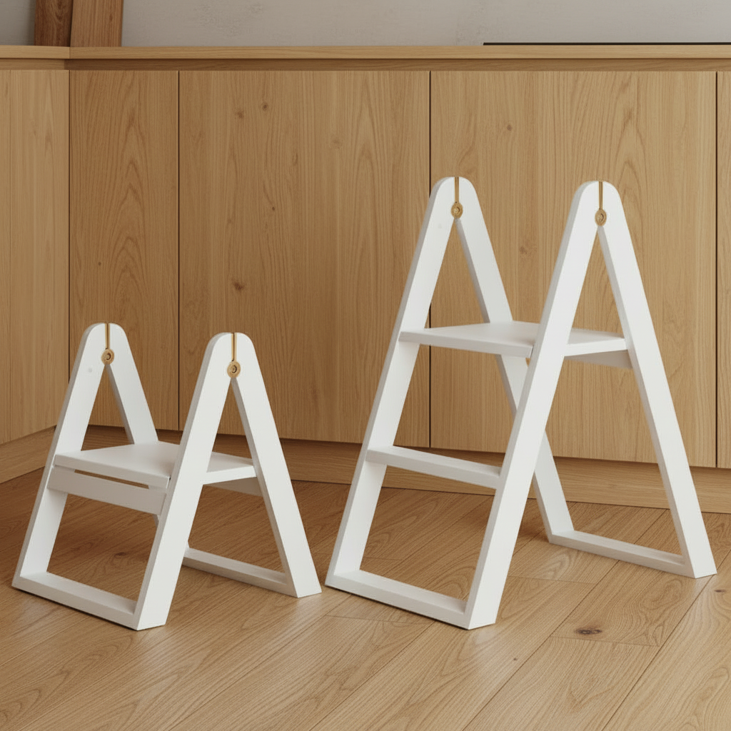 Gejst Reech Step Stool, White