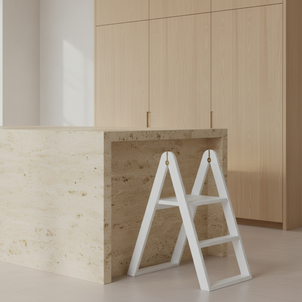 Gejst Reech Step Ladder, White
