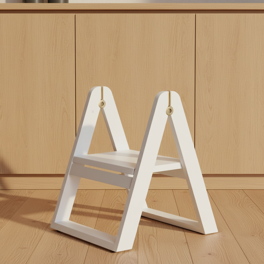 Gejst Reech Step Stool, White