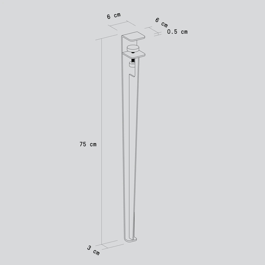 Tiptoe Table and Desk Leg - 75cm