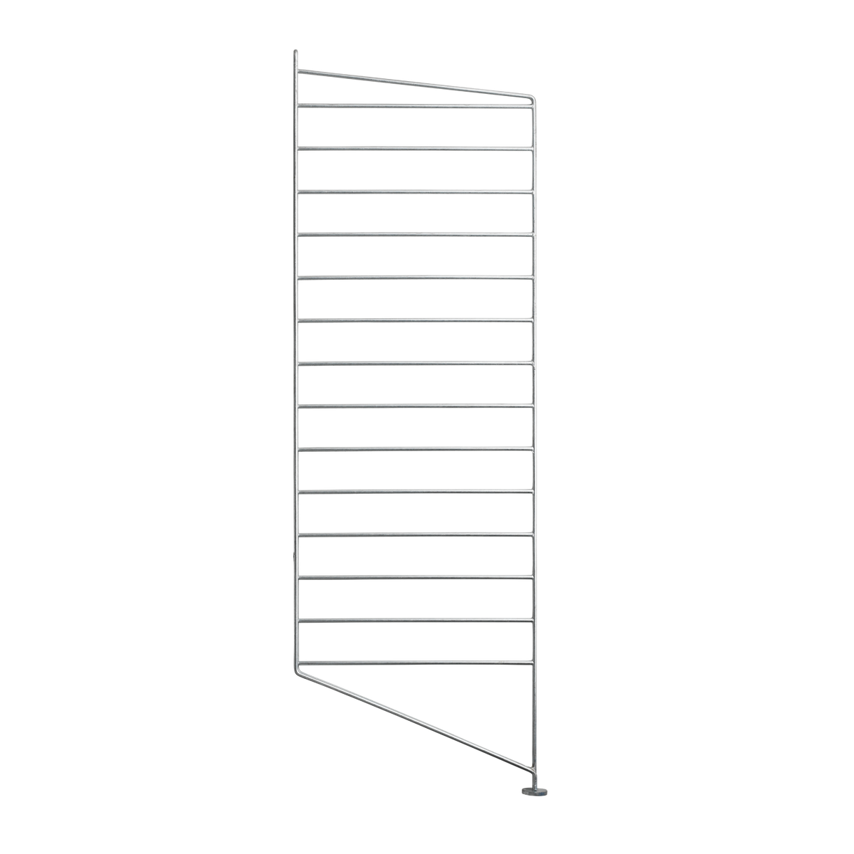 Floor Panel h85 x d30 cm in Galvanized by String Furniture