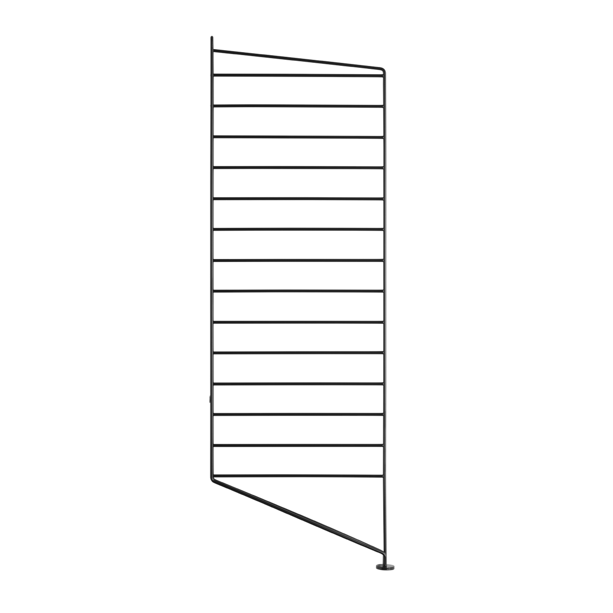 Floor Panel h85 x d30 cm in Black by String Furniture