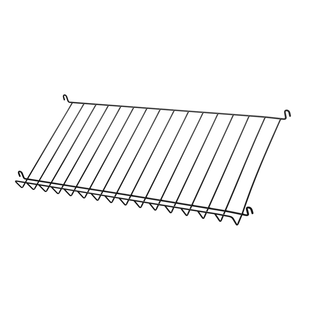 Magazine shelf w78 x d30 cm in Black by String Furniture