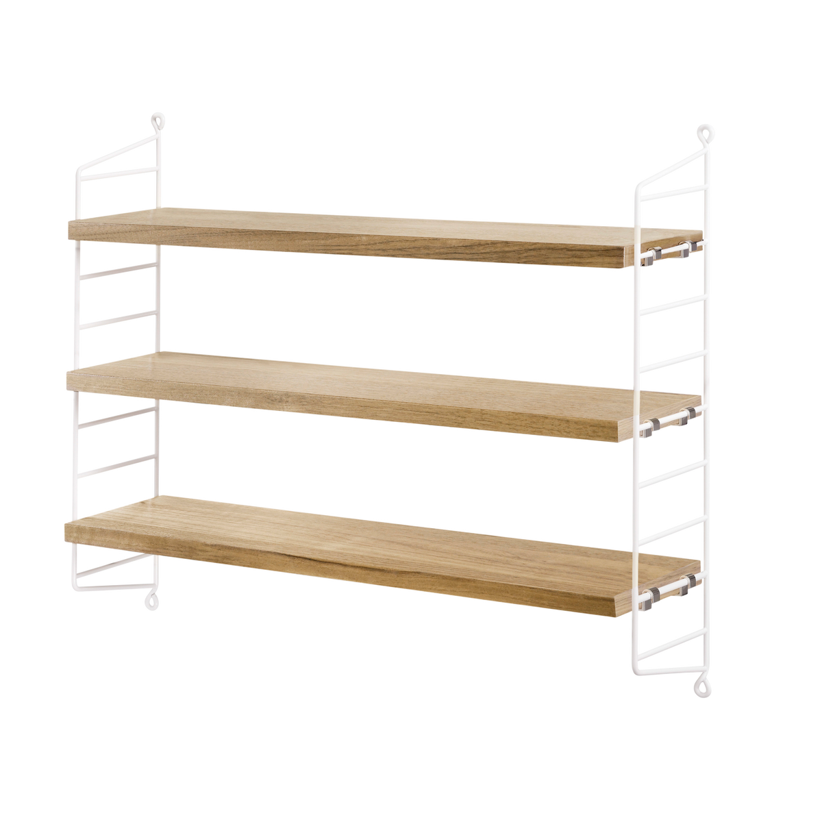 String Pocket in Oak/White by String Furniture