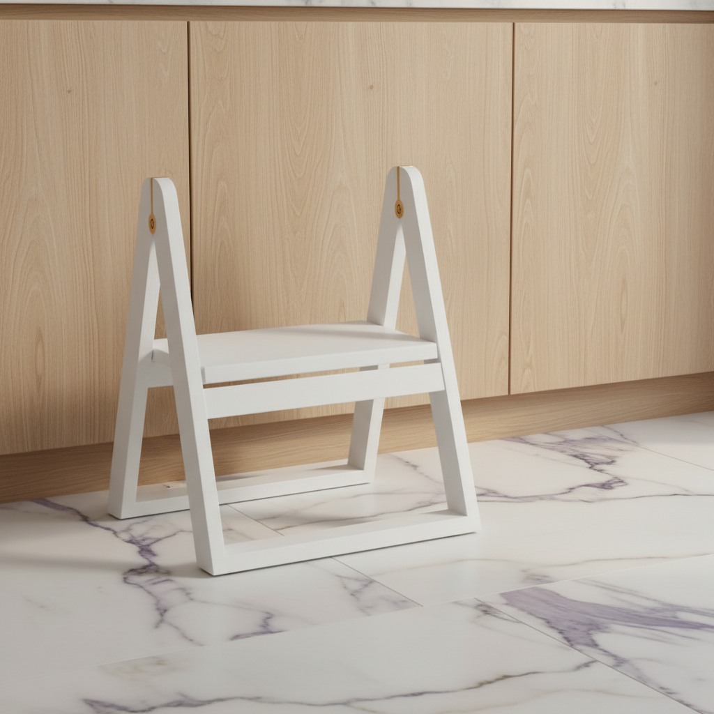 Gejst Reech Step Stool, White
