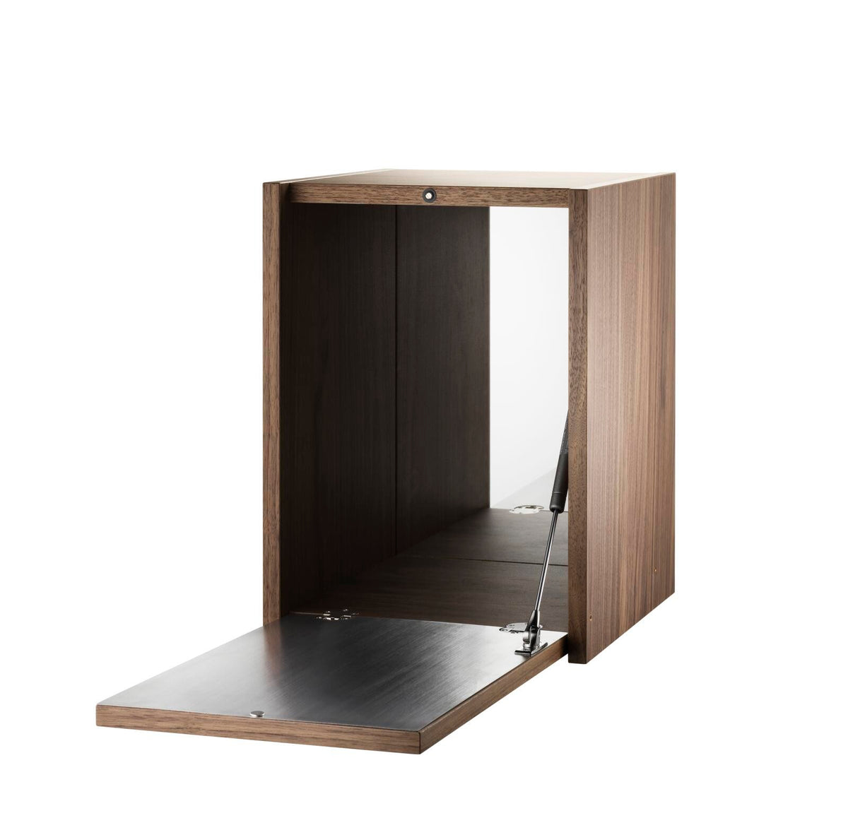 Tiny Cabinet w28 x d30 x h38 cm in Walnut, room setting
