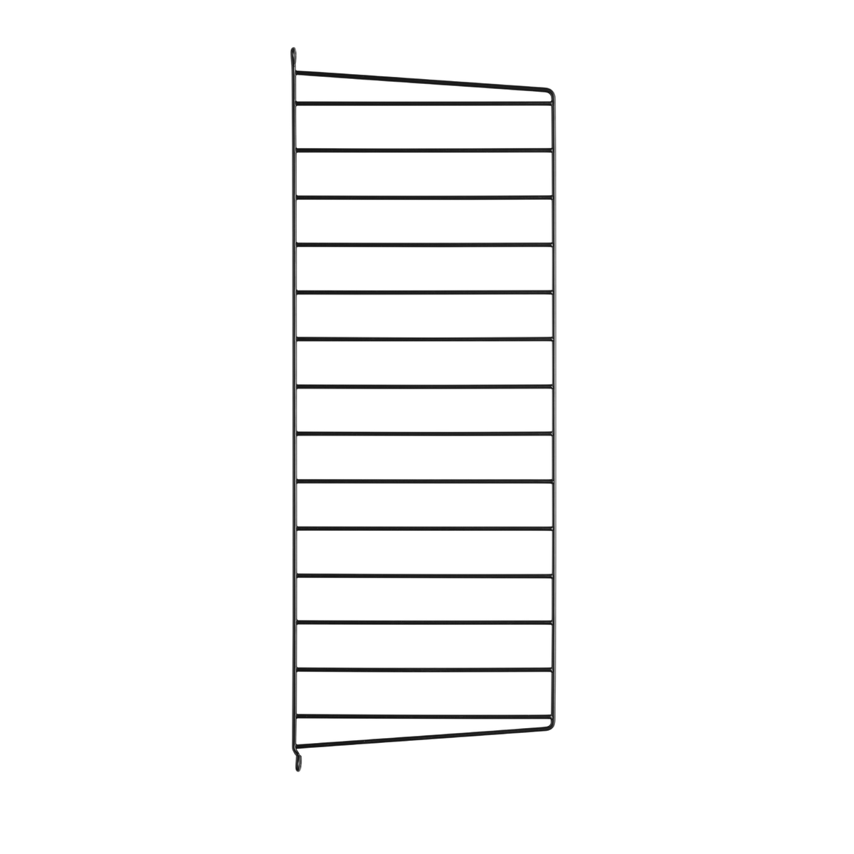 Wall Panel h75 x d30 cm in Black by String Furniture