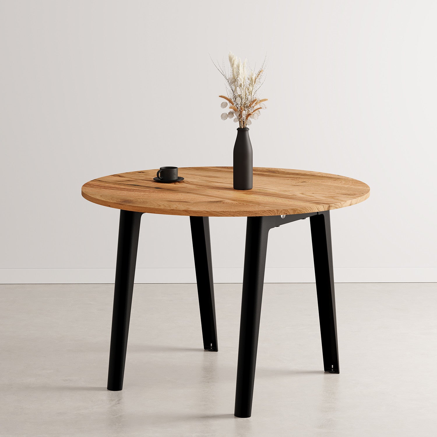 TIPTOE NEW MODERN round table diameter 110cm - reclaimed wood