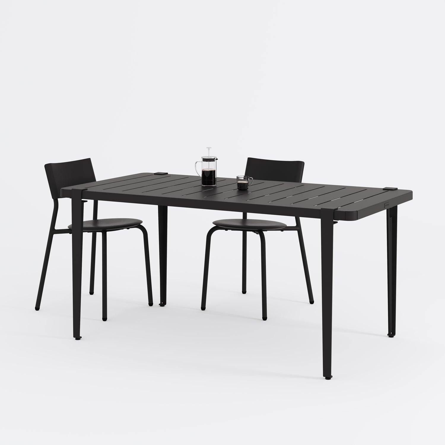 table-midi-160x80-stylisme-noir