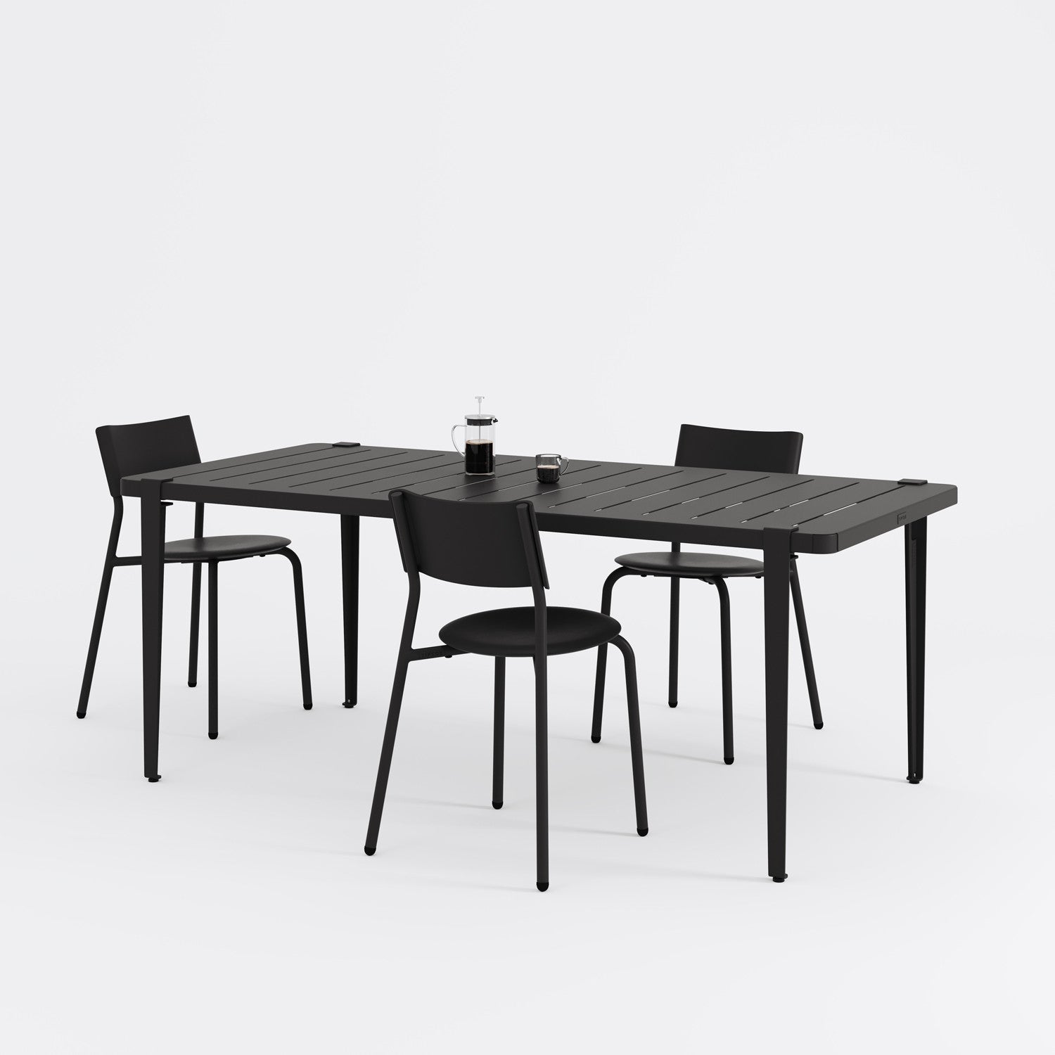 TIPTOE Outdoor table - powder-coated steel