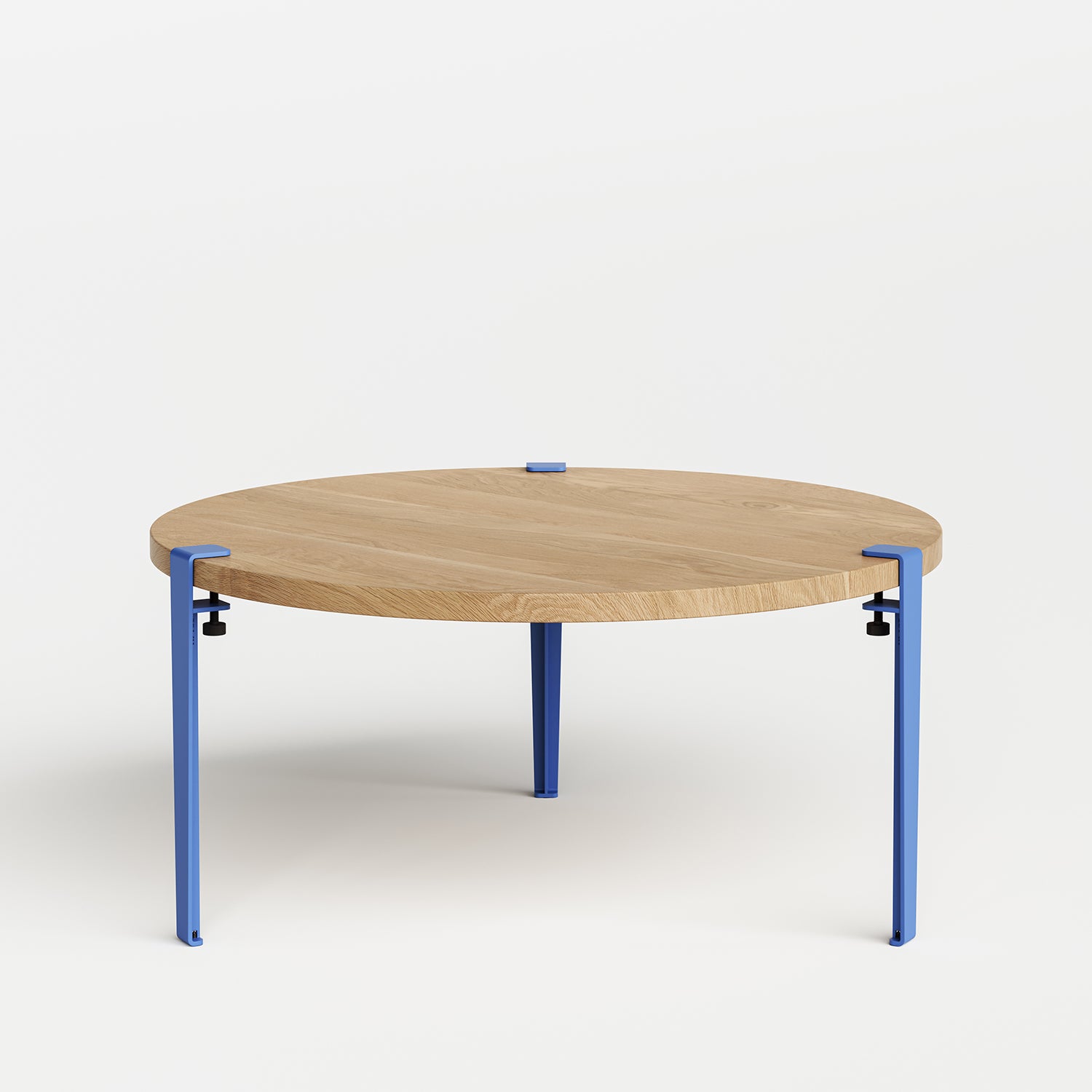 table-ronde-90cm-chene-massif-bleuazur