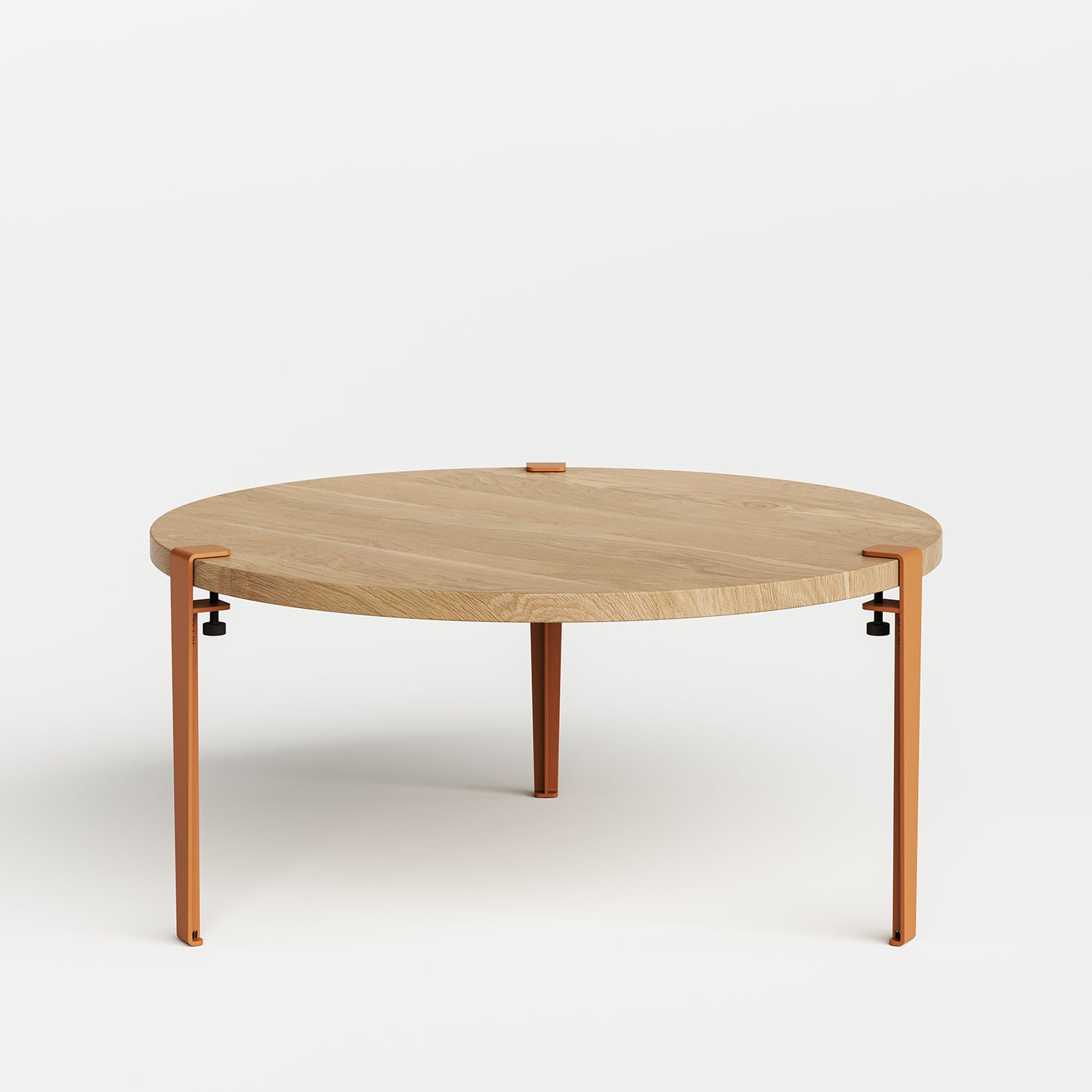 table-ronde-90cm-chene-massif-rougetangerine