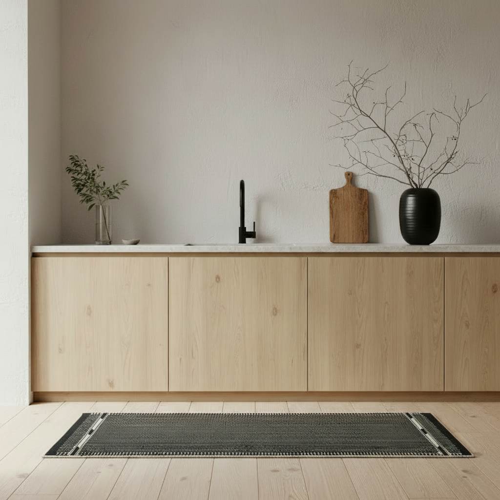 Vibeke Klint Rug VK-3, Black/Off-White - Runner