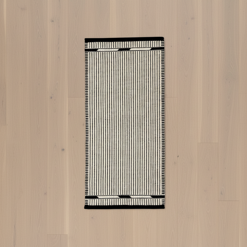 Vibeke Klint Rug VK-3, Off-White/Black - Runner