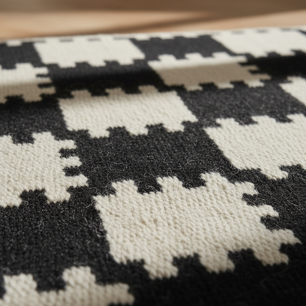 Vibeke Klint Rug VK-5 black/white