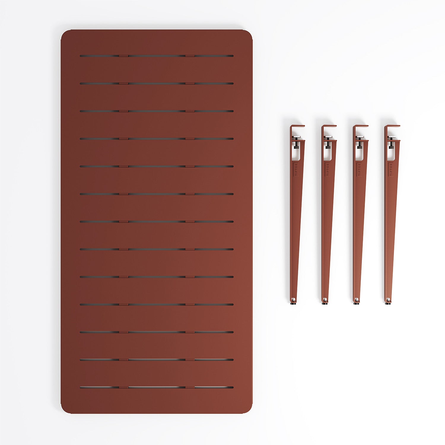 TIPTOE Outdoor table - powder-coated steel