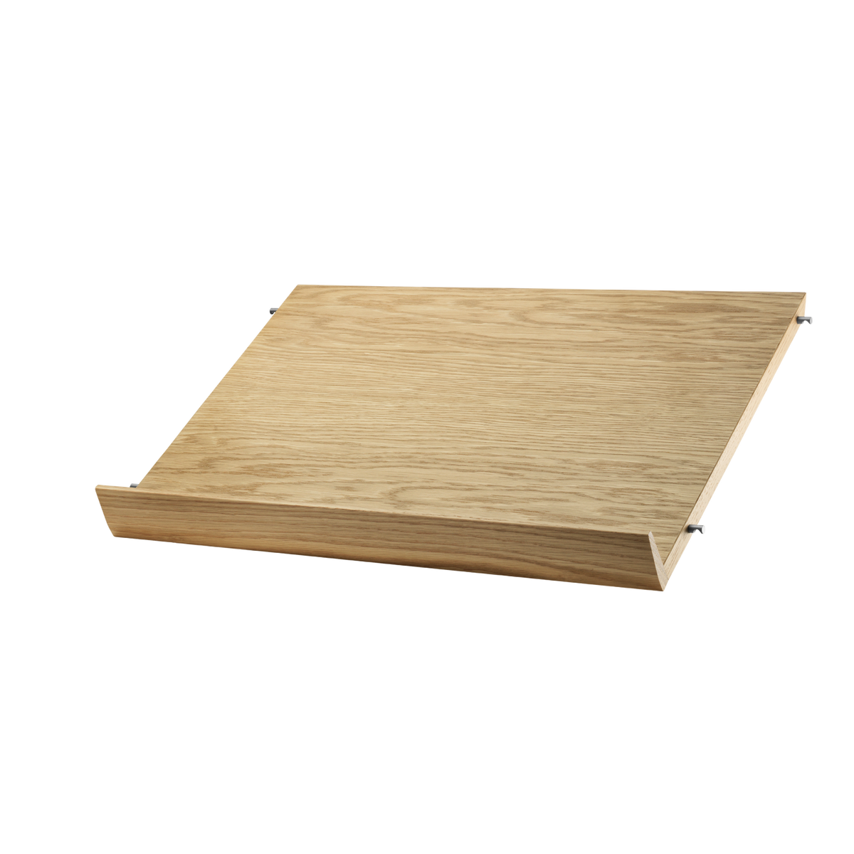 Magazine shelf solid w58 x d30 cm in Oak by String Furniture